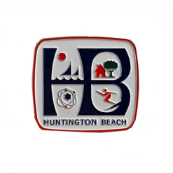 Jack's Surfboards Home HB City Logo Magnet