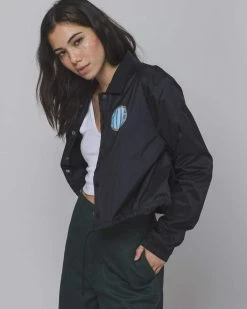 HUF Womens Women's Hi-Fi Crop Coaches Jacket