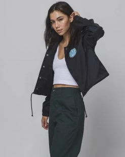 HUF Womens Women's Hi-Fi Crop Coaches Jacket