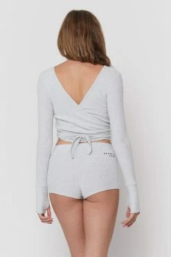 Spiritual Gangster Ballet Rib Wrap Sweater 10 Spiritual Gangster Ballet Rib Wrap Sweater