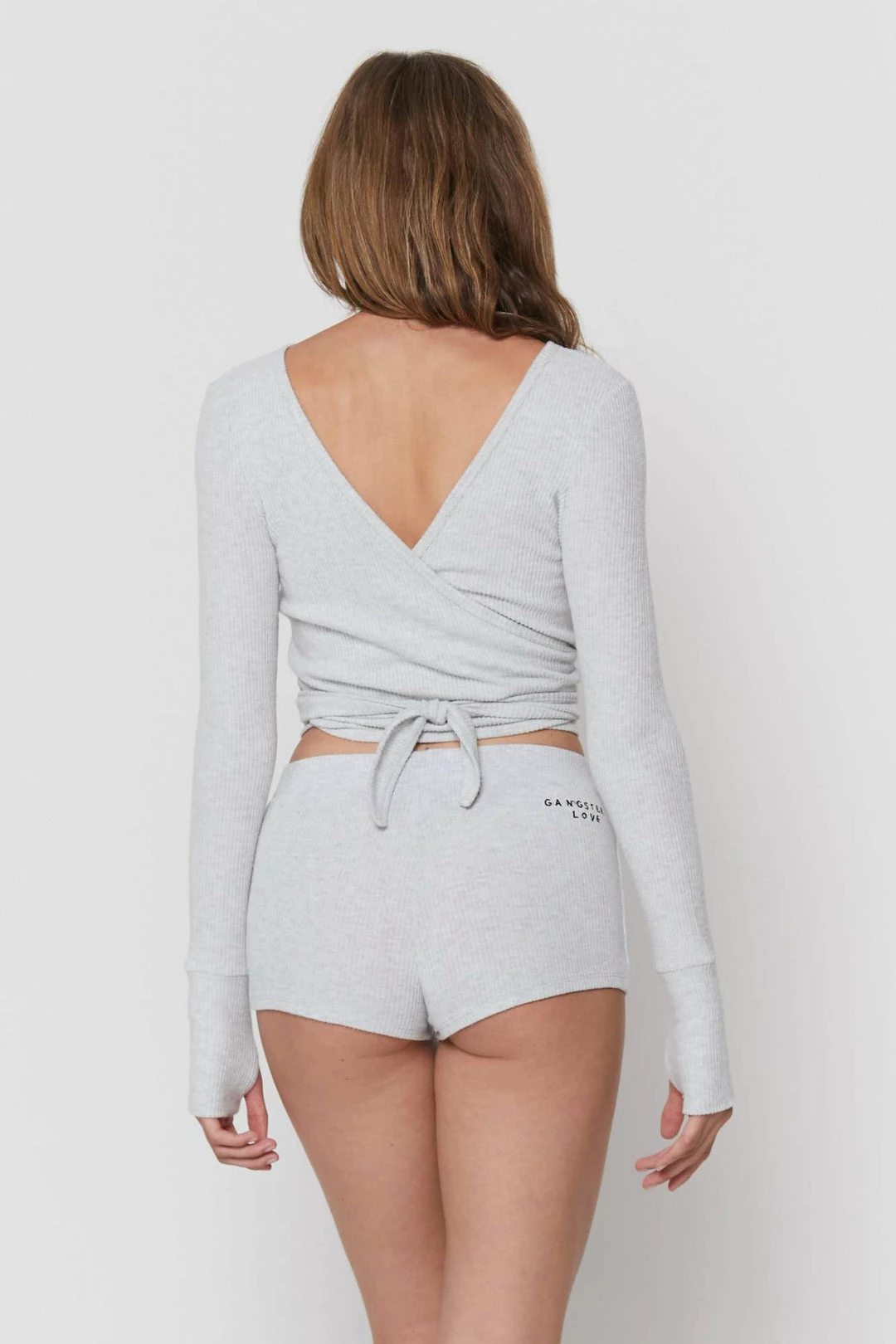 Spiritual Gangster Ballet Rib Wrap Sweater 5 Spiritual Gangster Ballet Rib Wrap Sweater