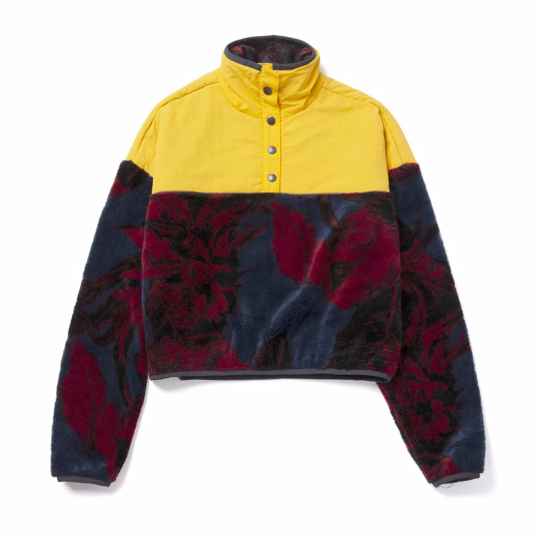 HUF Women's Sativa Sherpa Pullover Womens 4 HUF Women's Sativa Sherpa Pullover Womens