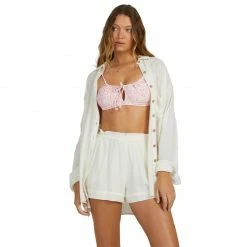 Billabong Womens In The Tide Striped Button-Down Shirt