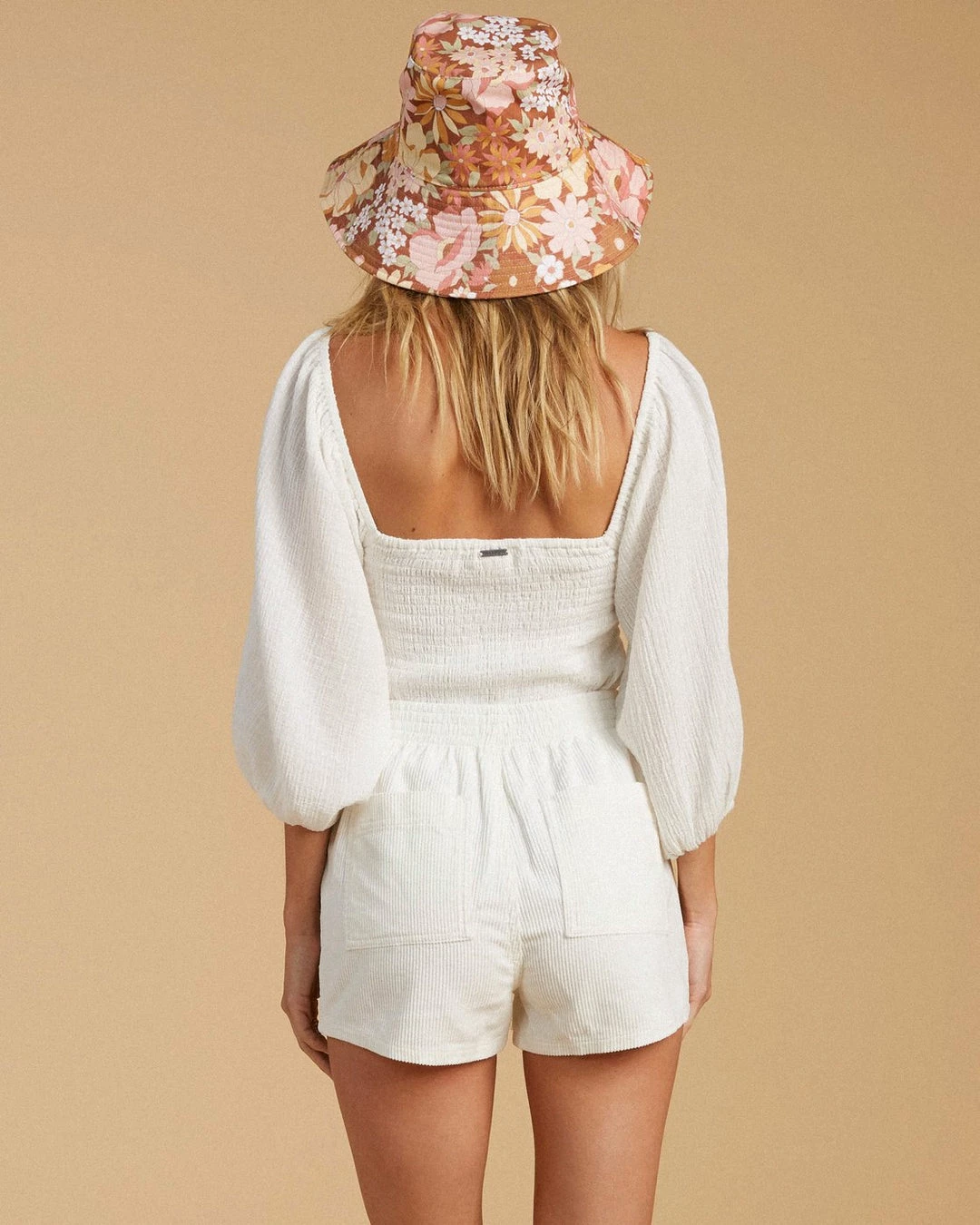 Womens Salty Blonde X Billabong Low Down Corduroy Shorts 4 Womens Salty Blonde X Billabong Low Down Corduroy Shorts