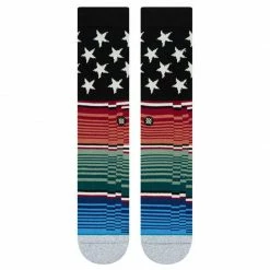 Stance Americana Glitch Classic Crew Sock Mens