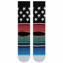 Stance Americana Glitch Classic Crew Sock Mens