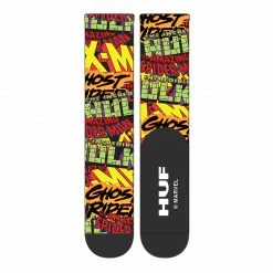 HUF Marvel Logos Socks Mens