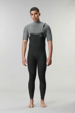Picture Mens Meta 2/2mm Short Sleeve Zipper Free Fullsuit