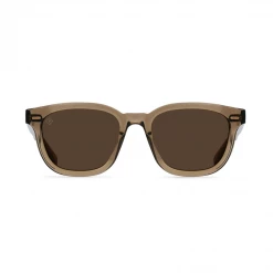 Raen Mens Myles Polarized Sunglasses - Ghost / Vibrant Brown