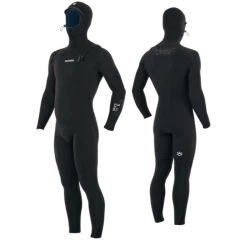 Mens Men's Manera Meteor X10D 4/3mm Chest Zip Hooded Fullsuit