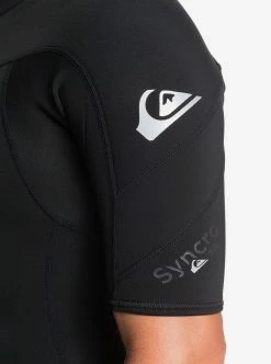Men's Quiksilver Syncro 2/2mm Short Sleeve Back Zip Spring Fullsuit Mens