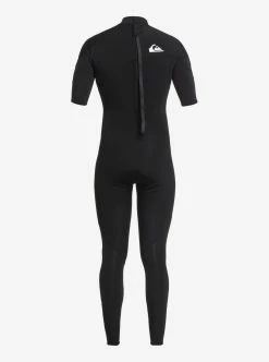 Men's Quiksilver Syncro 2/2mm Short Sleeve Back Zip Spring Fullsuit Mens