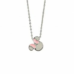 Pura Vida Womens Minnie Mouse Pendant Necklace