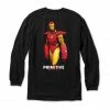 Mens Marvel X Primitive Iron Man Long Sleeve Tee