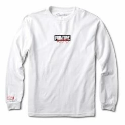 Mens Marvel X Primitive Iron Man Long Sleeve Tee