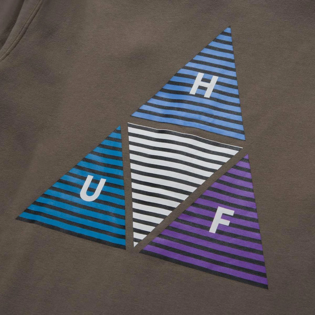 HUF Prism Triple Triangle Full Zip Hoodie Mens 6 HUF Prism Triple Triangle Full Zip Hoodie Mens