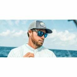 Costa Mens Pargo Sunglasses (Net Dark Gray/Gray - Polarized)