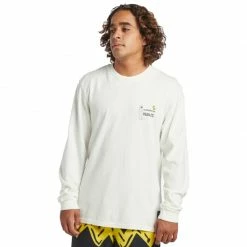 Peanuts X Quiksilver Xmas In Baja L/S Tee Mens