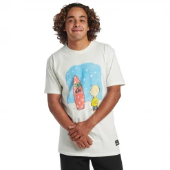 Mens Peanuts X Quiksilver Wrap It Up S/S Tee