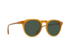 Raen Mens Remmy Polarized Sunglasses - Honey / Green
