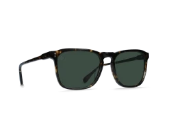 Raen Wiley Polarized Sunglasses - Brindle Tortoise / Green Mens