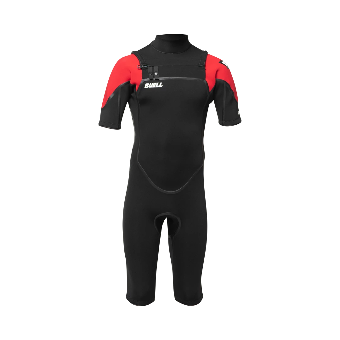 Youth Buell RB1 2mm Chest Zip Short Sleeve Springsuit 3 Youth Buell RB1 2mm Chest Zip Short Sleeve Springsuit