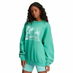 Billabong Ride In Oversized Crewneck Sweatshirt Womens