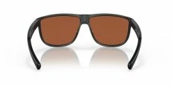Costa Rincondo Sunglasses (Matte Smoke Crystal/Green Mirror - Polarized) Mens