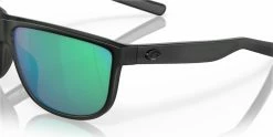 Costa Rincondo Sunglasses (Matte Smoke Crystal/Green Mirror - Polarized) Mens