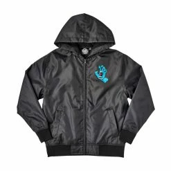 Santa Cruz (6-16) Youth Screaming Hand Hooded Windbreaker Jacket