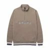 HUF Mens Shadow Serif 1/4-Zip Mockneck Fleece