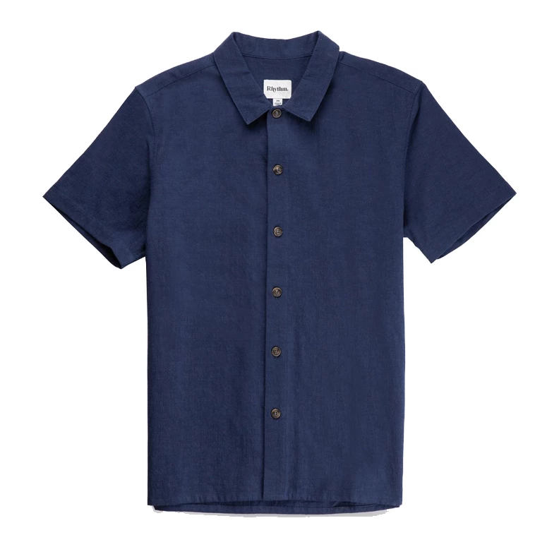Rhythm Mens Slub S/S Shirt 3 Rhythm Mens Slub S/S Shirt