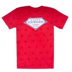 Jack's Surfboards Retro Lam USA Stars Mens