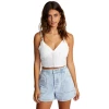 RVCA Clothing Sweetheart Cropped Tank Top