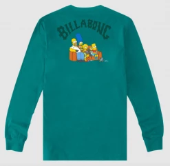 Kids Boys' (10-16) The Simpsons X Billabong Family Couch Organic LS Tee