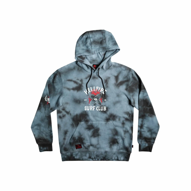 Mens Stranger Things X Quiksilver Hellfire Surf Club Hoodie 3 Mens Stranger Things X Quiksilver Hellfire Surf Club Hoodie