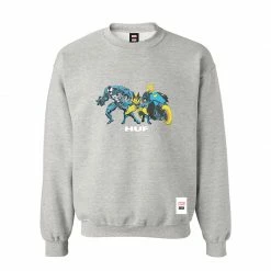 HUF Mens Men's Team Up Crewneck