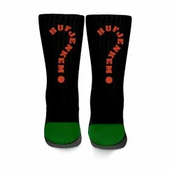 Mens HUF X Jenkem The Portal Crew Sock
