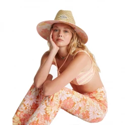 Billabong Womens Tipton Straw Lifeguard Hat