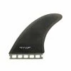 Captain Fin Co Surfboard Fins TYLER WARREN TWIN + TRAILER HONEYCOMB BLACK (SINGLE TAB)