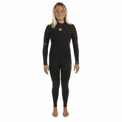 Kids Girls Youth Sisstrevolution Seven Seas 4/3mm Back Zip Fullsuit