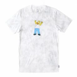 Mens The Simpsons X Billabong Homer Tie Dye S/S Tee