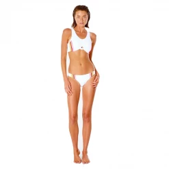 Rip Curl Wave Shapers Stripe Good Coverage Swim Bottom