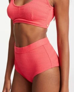 Billabong Chasing Tides High Retro Swim Bottoms Womens 7 Billabong Chasing Tides High Retro Swim Bottoms Womens