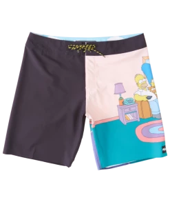 The Simpsons X Billabong Simpsons Family Couch Pro Boardshorts Mens