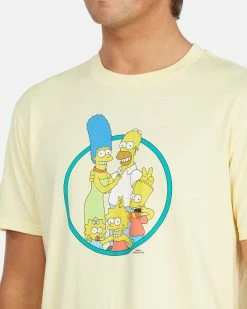 Mens The Simpsons X Billabong Family S/S Tee