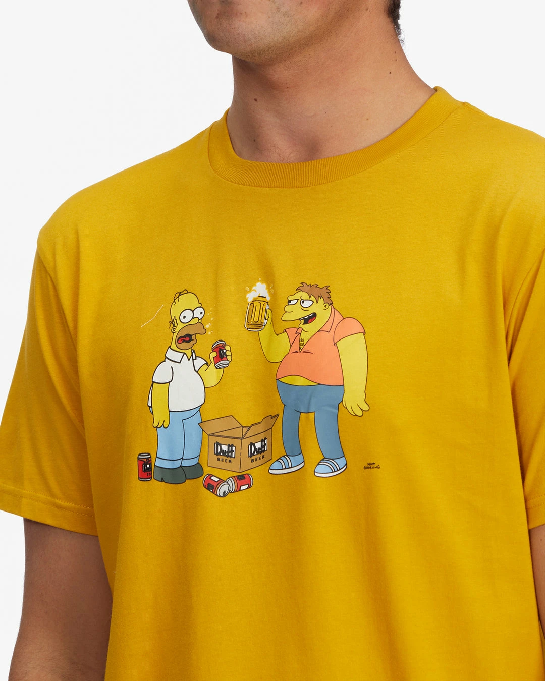 The Simpsons X Billabong Duff Buds Organic S/S T-Shirt Mens 6 The Simpsons X Billabong Duff Buds Organic S/S T-Shirt Mens