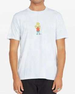 Mens The Simpsons X Billabong Bart Tie-Dye Short Sleeve Tee