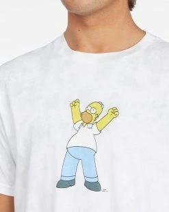 Mens The Simpsons X Billabong Homer Tie Dye S/S Tee