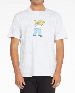 Mens The Simpsons X Billabong Homer Tie Dye S/S Tee